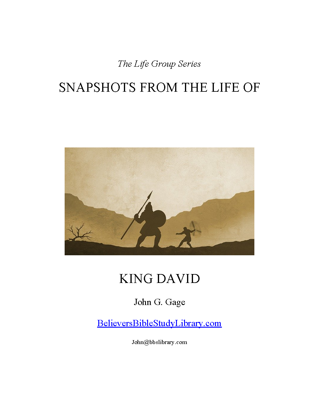 Snapshots from the Life of King David