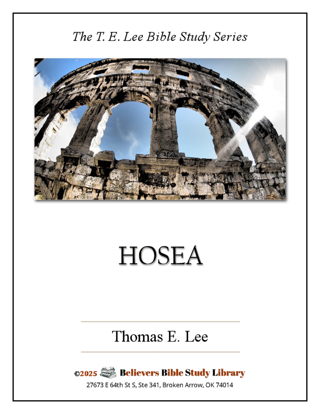 T. E. Lee Bible Study Series - HOSEA