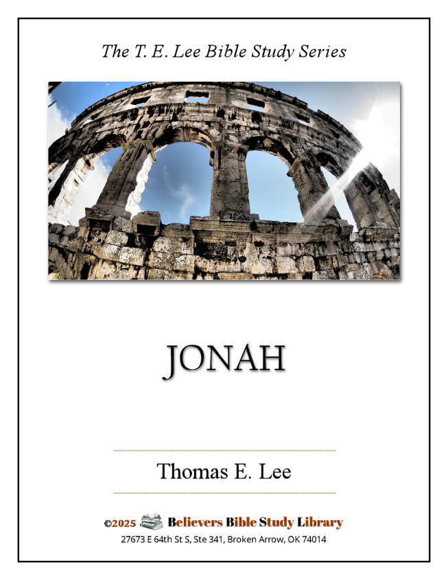 T. E. Lee Bible Study Series - JONAH