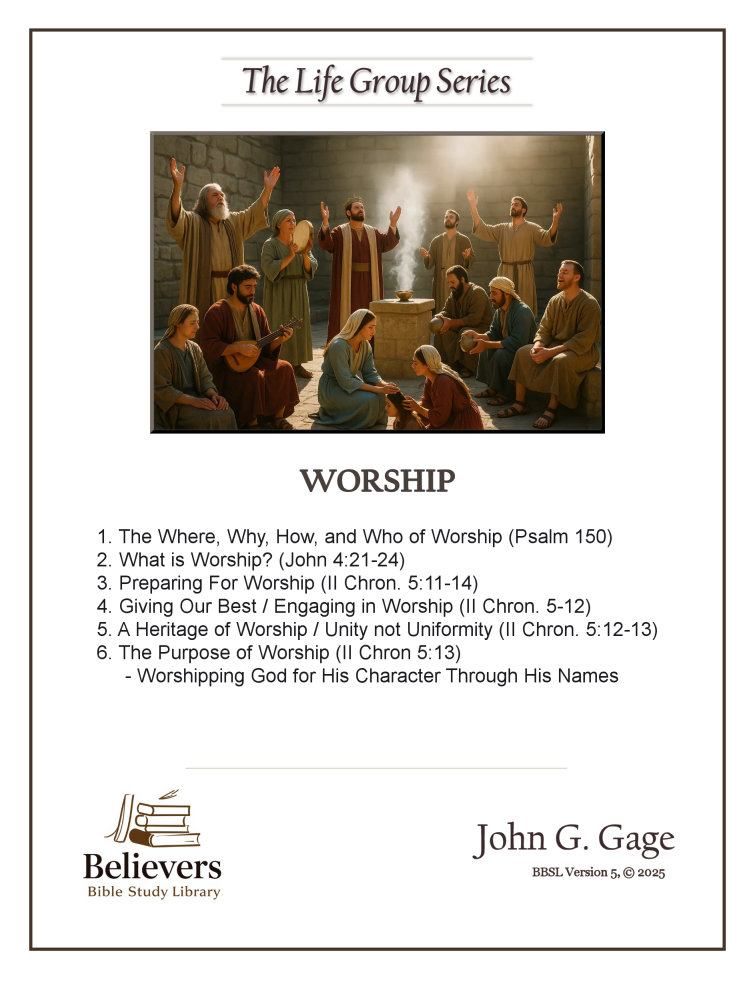 Worship - The Life Group Series